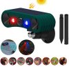 Solární ultrazvukový odpuzovač zvířat s LED světly