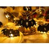 Dekorativní LED řetěz s motivem netopýrů – osvětlení 2 m, 10 světel