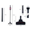 Bezdrátový ruční vysavač 2v1 100 W s HEPA filtrem a 4 nástavci