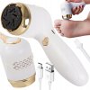 Elektrický pilník na paty bezdrátový – účinné odstranění ztvrdlé kůže, 3 brusné kotouče, USB dobíjení
