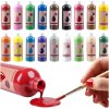 Plakátové barvy - sada 18 ks x 500 ml