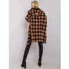 Black and Camel Lovington Hooded Cardigan (Barva camel, Velikost ONE SIZE)