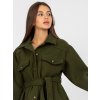 Khaki Outer One Size Shirt with Pockets (Barva khaki, Velikost ONE SIZE)