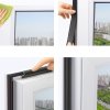 Samolepicí černé těsnění na okna a dveře – teplo, které s vámi zůstane
