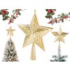 Ozdoba na vánoční stromek - hvězda, zlatá