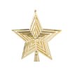 Ozdoba na vánoční stromek - hvězda, zlatá