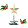 Ozdoba na vánoční stromek - hvězda, zlatá