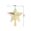 Ozdoba na vánoční stromek - hvězda, zlatá