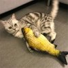 5 main moving fish electric toy for cat usb charger interactive cat chew bite toys catnip supplies kitten fish flop cat wagging toy