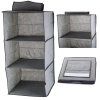 Závěsný organizér do skříně se 3 policemi 60 cm (Velikost univerzální)