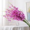 Umělá květina ORCHIDEA jemná na stonku 50 cm 3-ramenná - LIGHT PURPLE