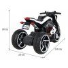 312811 1 detska elektricka motorky future bila audio panel pomaly rozjezd eva kola