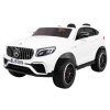 313297 detske auto mercedes glc 63s bily suv pohon 4x4