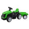 313858 traktor s privesem zeleny