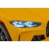 Vozidlo BMW M4 žluté