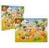 315472 2 drevena sada puzzlu ovoce a zelenina