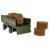315907 6 traktor s privesem zeleny r c