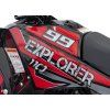 Čtyřkolka s benzínovým motorem 110 ccm EXPLORER červená