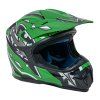 316723 3 motocyklova helma enduro zelena l