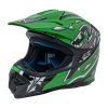 316723 motocyklova helma enduro zelena l