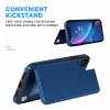 3 main retro pu flip leather case for iphone 12 mini 11 pro max xs multi card holder phone cases for iphone x 6 6s 7 8 plus se 2 cover