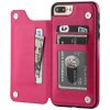 variantimage6Retro PU Flip Leather Case For iPhone 12 Mini 11 Pro Max XS Multi Card Holder