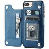 variantimage1Retro PU Flip Leather Case For iPhone 12 Mini 11 Pro Max XS Multi Card Holder