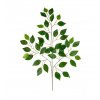 Umělý trojramenný list benjamín 60 cm - 1 ks