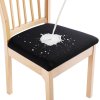 gcDkWaterproof Elastic Chair Cover Jacquard Home Seat Covers For Kitchen Wedding Dining Banquet Chairs Removable Protector