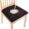 KJN1Waterproof Elastic Chair Cover Jacquard Home Seat Covers For Kitchen Wedding Dining Banquet Chairs Removable Protector