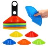 NGgs12pcs Cone Set Football Training Equipment Toy For Kid Pro Disc Cones Agility Exercise Obstacles Avoiding