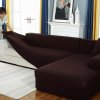10 variant saoltexi plush fabirc elastic sofa cover solid l shape sofa covers velvet for living room stretch slipcover couch cover xx01
