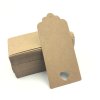 3 variant 100pcs white brown hollow heart paper hang tags diy scallop label wedding gift decorating tag luggage note 15m rope 94cm