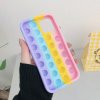 1 main relive stress pop fidget toys push it bubble silicone phone case for iphone 6 6s 7 8 plus x xr xs 11 12 pro max soft cover