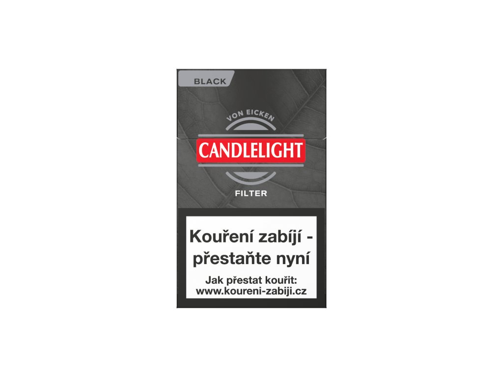 CANDLELIGHT Filter Black 20ks (MOC 190,-)