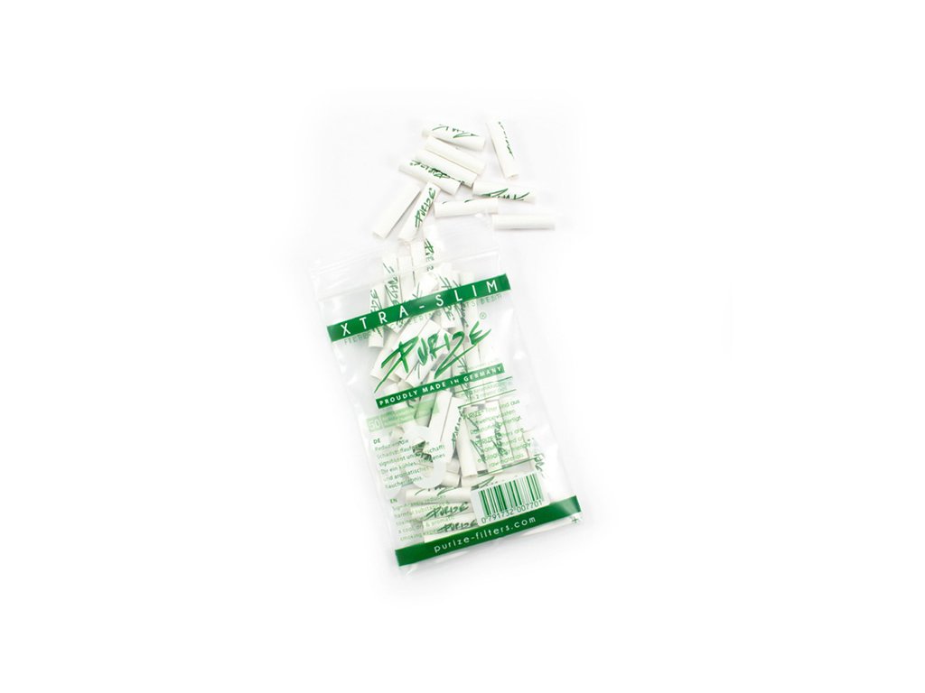 purize white 50er pack xtra slim size 59mm aktivkohlefilter