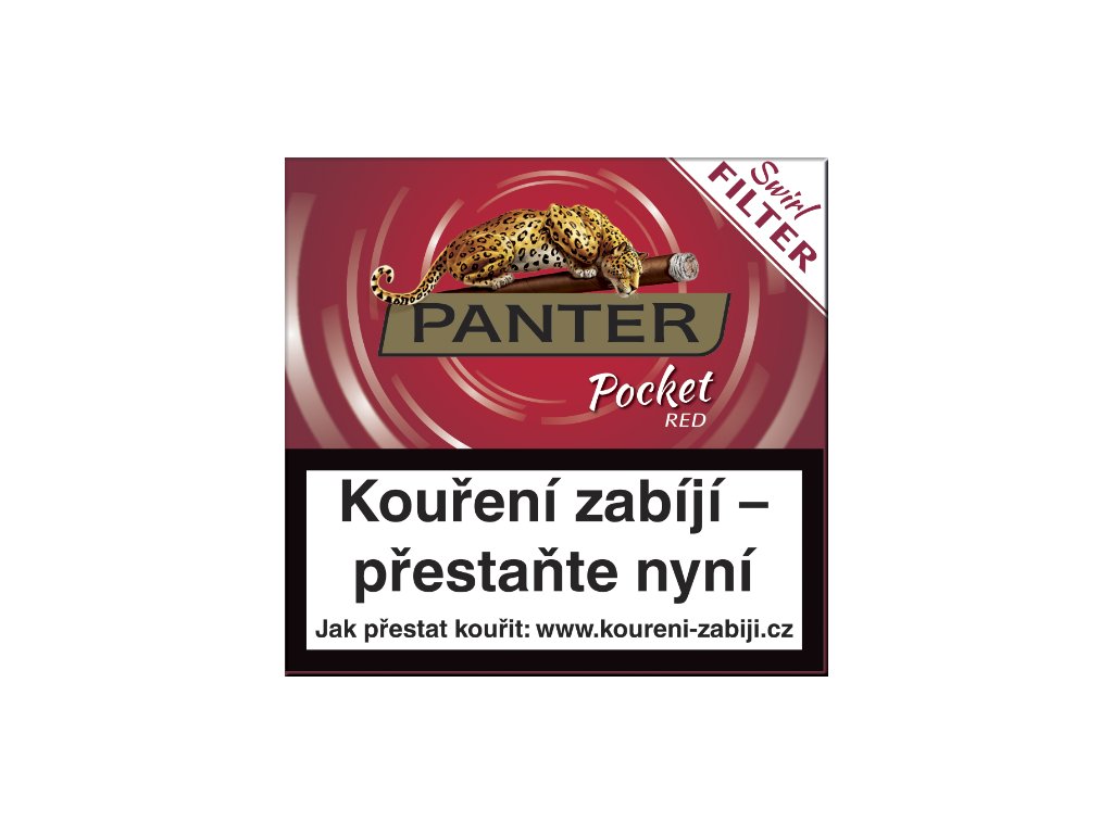 Panter Pocket Swirl Red Filter 10ks doprodej