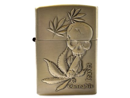 Benzínový zapalovač CANNABIS LEAVES II 04