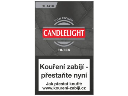 CANDLELIGHT Filter Black 20ks (MOC 190,-)
