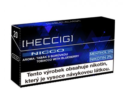 hecmaniacz heccig nicco napln do pristroje heat not burn boruvka krabicka