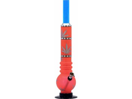 Bong WEED plastový 36cm červený
