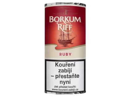 Dýmkový tabák Borkum RIFF RUBY 40g (MOC 350,-)