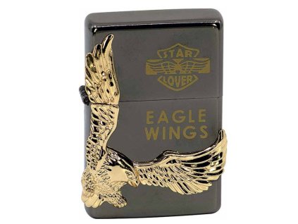 Benzínový zapalovač REMO Eagle Wings