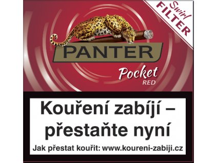 Panter Pocket Swirl Red Filter 10ks doprodej