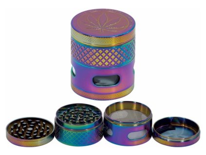 Drtička kovová 4-dílná NEON GLASS - ∅5,5cm