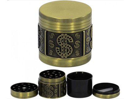 Drtička 4-dílná Dolars Gold ∅4cm