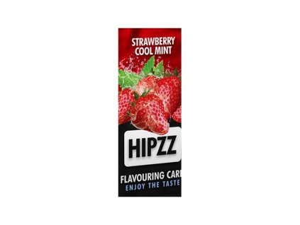 hipzz strawberry cool mint erdbeer kuehle minze aroma card 20er box