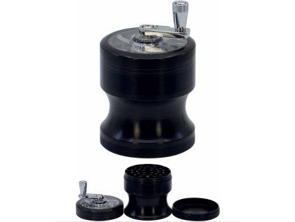 Drtička 3-dílná Remo Mlýnek BLACK ∅6cm