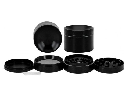 Drtička kovová 4-dílná ∅5cm Black
