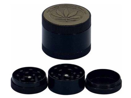 Drtička kovová 3-dílná WEED BLACK ∅3cm